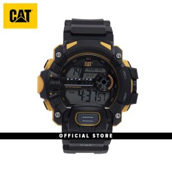 CAT 1A Series Digital Black 1A-167-21-241 Silicon Strap Watch