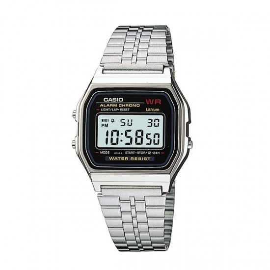 Casio General A159W-N1DF Stainless Steel Unisex Watch