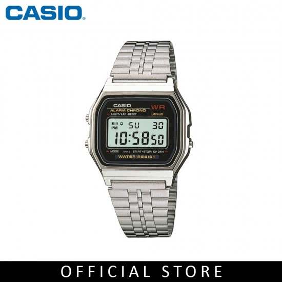 Casio General A159W-N1DF Stainless Steel Unisex Watch