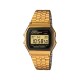 Casio General A159WGEA-1 Gold Stainless Steel Band Unisex Watch