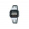 Casio General A168WA-1W Silver Stainless Steel Band Men Watch