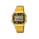 Casio General A168WEGC-3 Gold Stainless Steel Band Men Watch