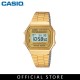 Casio General A168WG-9W Gold Stainless Steel Band Men Watch 