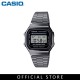 Casio General A168WGG-1A Grey Stainless Steel Band Women Watch