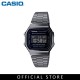 Casio General A168WGG-1B Grey Stainless Steel Band Women Watch