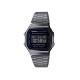 Casio General A168WGG-1B Grey Stainless Steel Band Women Watch