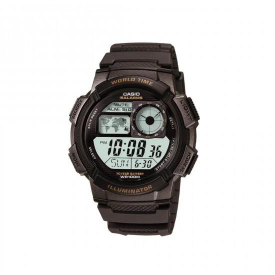 Casio General AE-1000W-1A Black Resin Band Men Sports Watch