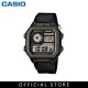 Casio General AE-1200WHB-1B Black Nylon Band Men Watch 