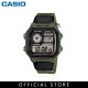 Casio General AE-1200WHB-3B Olive Green Nylon Band Men Watch 