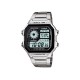 Casio General AE-1200WHD-1A Silver Stainless Steel Band Men Watch