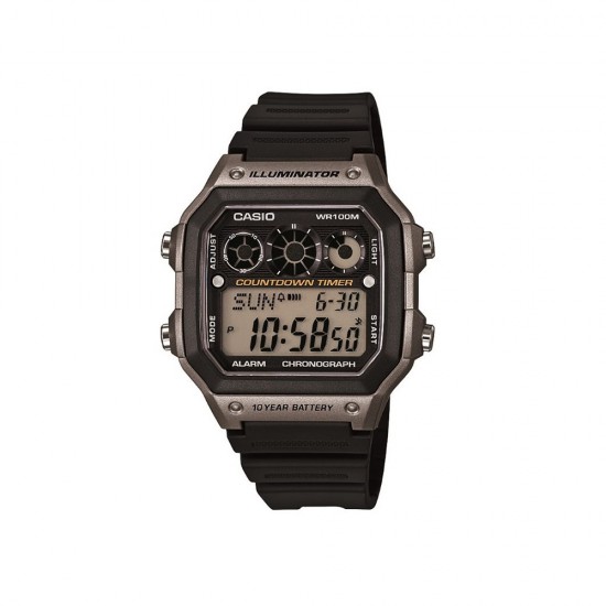 Casio General AE-1300WH-8A Black Resin Band Men Watch