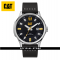 CAT AG 3HD AG-141-34-127 BLACK LEATHER STRAP MEN WATCH