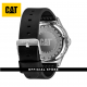 CAT AG 3HD AG-141-34-127 BLACK LEATHER STRAP MEN WATCH