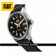 CAT AG 3HD AG-141-34-127 BLACK LEATHER STRAP MEN WATCH