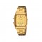 Casio General AQ-230GA-9D Gold Stainless Steel Band Men Watch 
