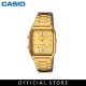 Casio General AQ-230GA-9D Gold Stainless Steel Band Men Watch 