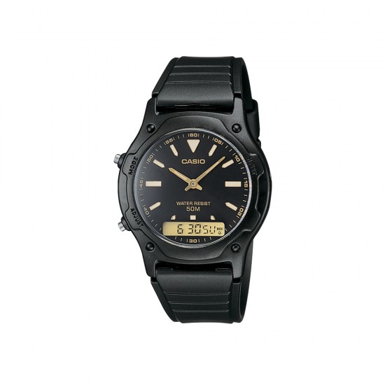 Casio General AW-49HE-1A Black Resin Band Men Watch 