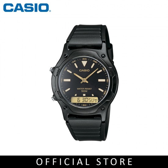 Casio General AW-49HE-1A Black Resin Band Men Watch 