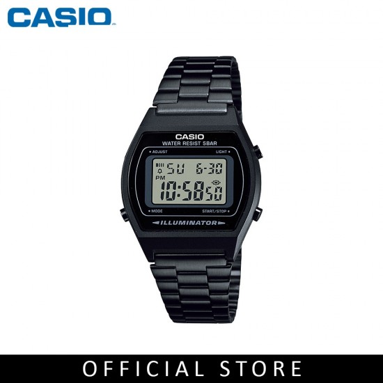Casio General B640WB-1A Black Stainless Steel Unisex Watch