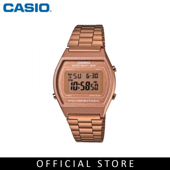 Casio General B640WC-5A Rose Gold Stainless Steel Band Women Watch