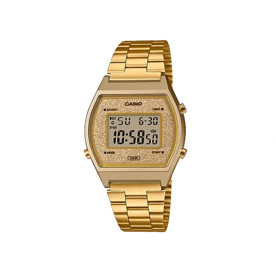 Casio General B640WGG-9 Gold Stainless Steel Band Women Watch