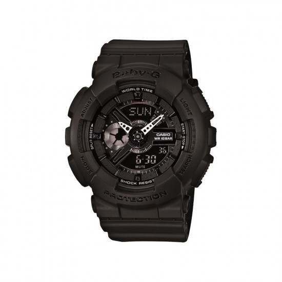 Casio Baby-G BA-110BC-1A Black Resin Band Women Sports Watch
