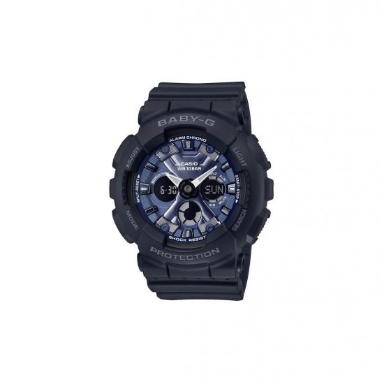 Casio Baby-G BA-130-1A2 Black Resin Band Women Sports Watch