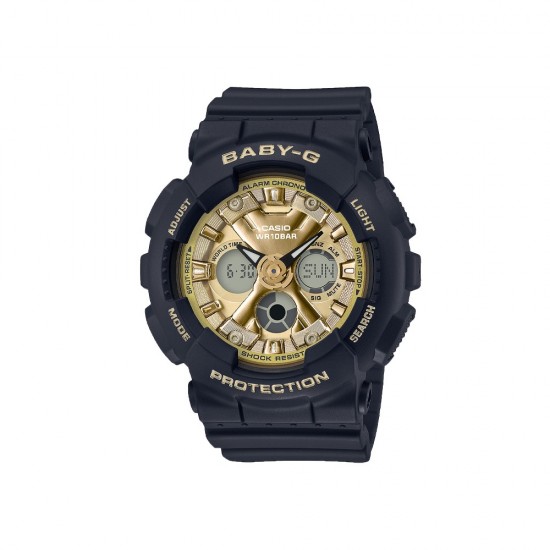 Casio Baby-G BA-130-1A3 Black Resin Band Women Sports Watch