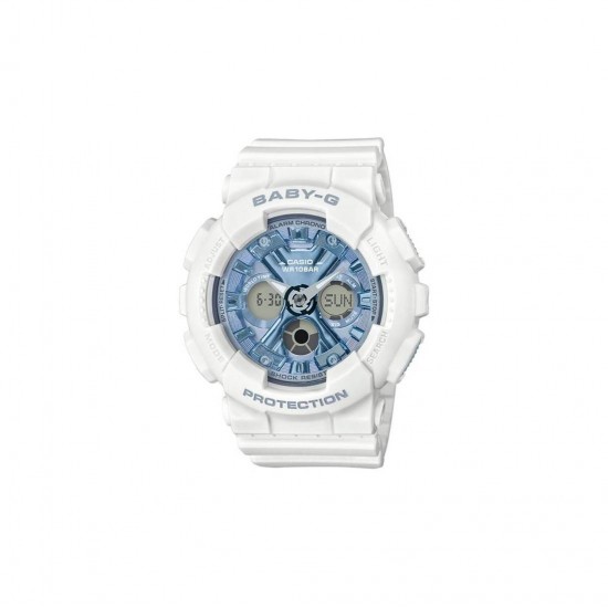 Casio Baby-G BA-130-7A2 White Resin Band Women Sports Watch