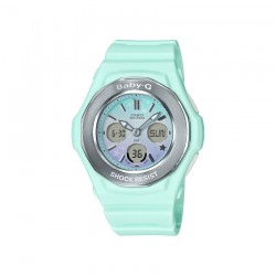 BGA-100ST-3A Pastel Green Women Sports Watch