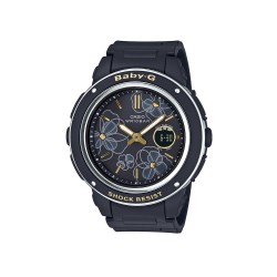 Casio Baby-G BGA-150FL-1A Black Resin Band Women Sport Watch