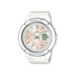 Casio Baby-G BGA-150FL-7A White Resin Band Women Sport Watch