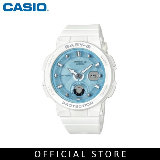 Casio Baby-G BGA-250-7A1 White Women Sports Watch 