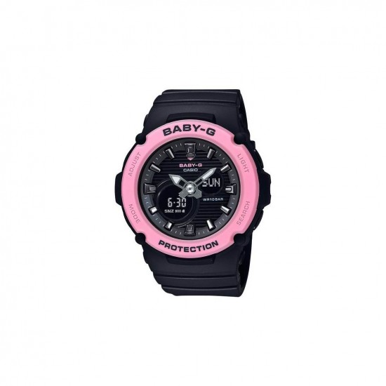Casio Baby-G BGA-270-1A Black Resin Band Women Sports Watch