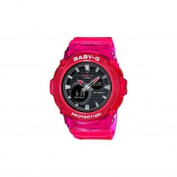 Casio Baby-G BGA-270S-4A Red Semi-transparent Band Women Watch