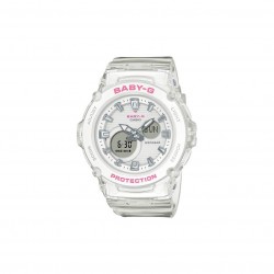 Casio Baby-G BGA-270S-7A White Semi-transparent Band Women Sports Watch