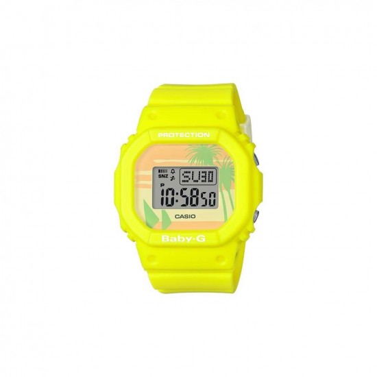 Casio Baby-G BGD-560BC-9 Yellow Resin Band Women Sports Watch