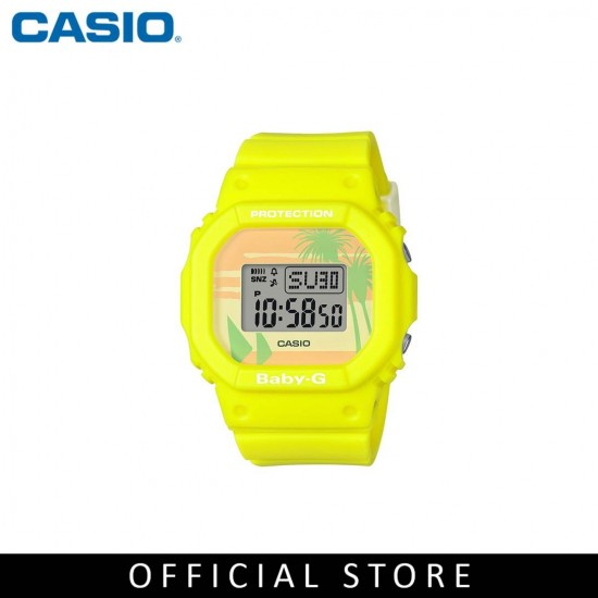 Casio Baby-G BGD-560BC-9 Yellow Resin Band Women Sports Watch