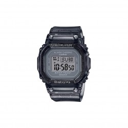 Casio Baby-G BGD-560S-8 Black Semi-transparent Band Women Sports Watch