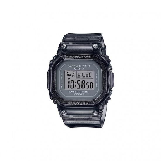 Casio Baby-G BGD-560S-8 Black Semi-transparent Band Women Sports Watch