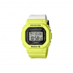 Casio Baby-G BGD-560TG-9 Yellow White Resin Band Women Sports Watch 