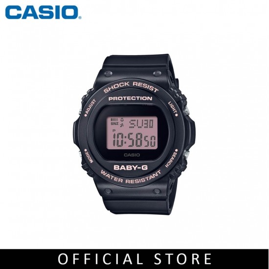 Casio Baby-G BGD-570-1B Black Resin Band Women Sports Watch