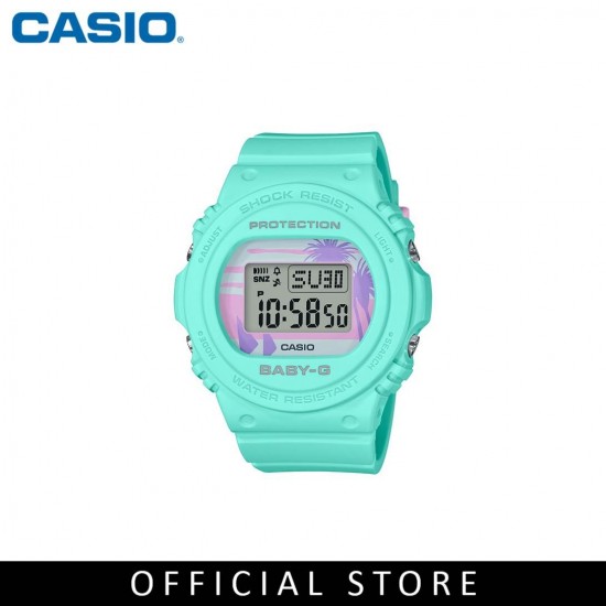 Casio Baby-G BGD-570BC-3 Blue Resin Band Women Sports Watch