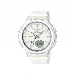 Casio Baby-G BGS-100-7A1 White Women Sports Watch