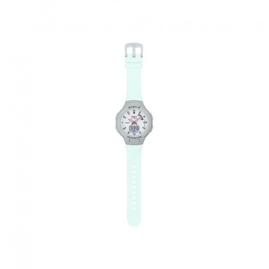 Casio Baby-G BSA-B100MC-8A Light Blue Resin Band Women Sports Watch