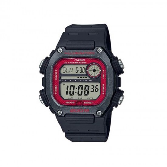 Casio General DW-291H-1B Black Resin Band Men Watch