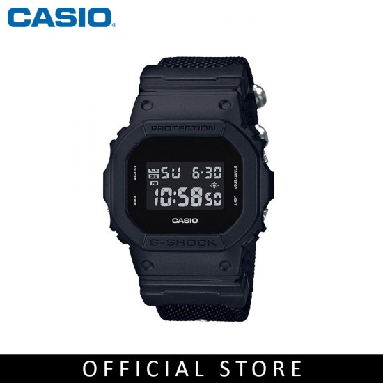 Casio G-Shock DW-5600BBN-1 Black Resin Band Men Sports Watch
