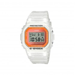 Casio G-Shock DW-5600LS-7 White Resin Band Men Sports Watch
