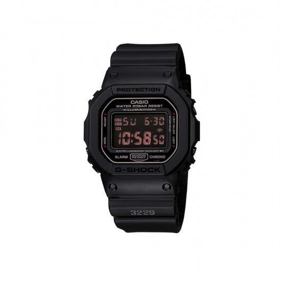 Casio G-Shock DW-5600MS-1 Black Resin Band Men Sports Watch