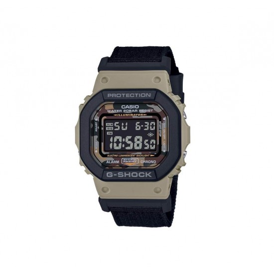 Casio G-Shock DW-5610SUS-5 Black Cloth Band Men Sports Watch